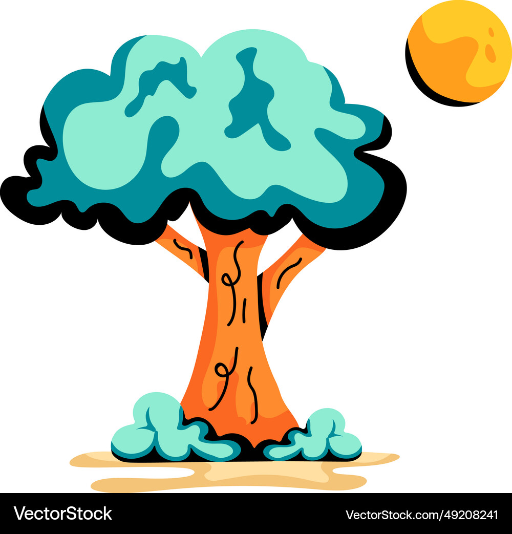 Forest tree Royalty Free Vector Image - VectorStock