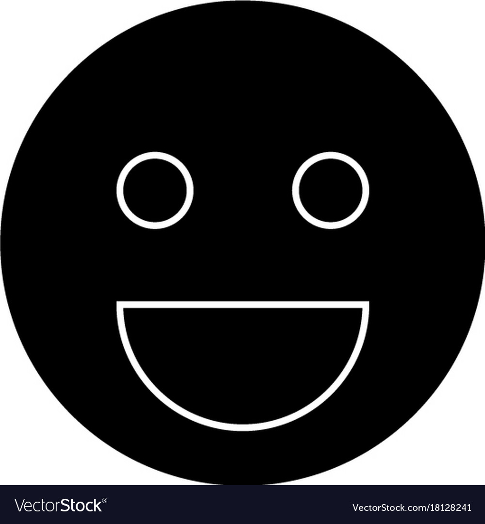 Smile Emoji Icon Sign O Vector Image Smile Emoji Icon Sign O Vector Image
