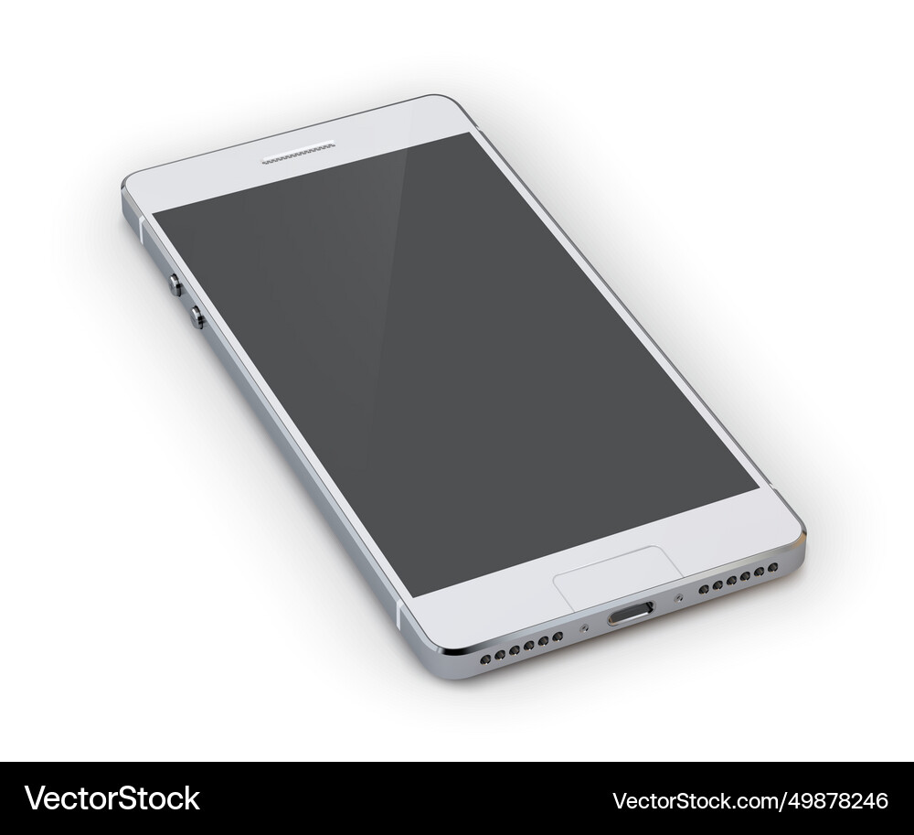 Smartphone 3d Royalty Free Vector Image - VectorStock
