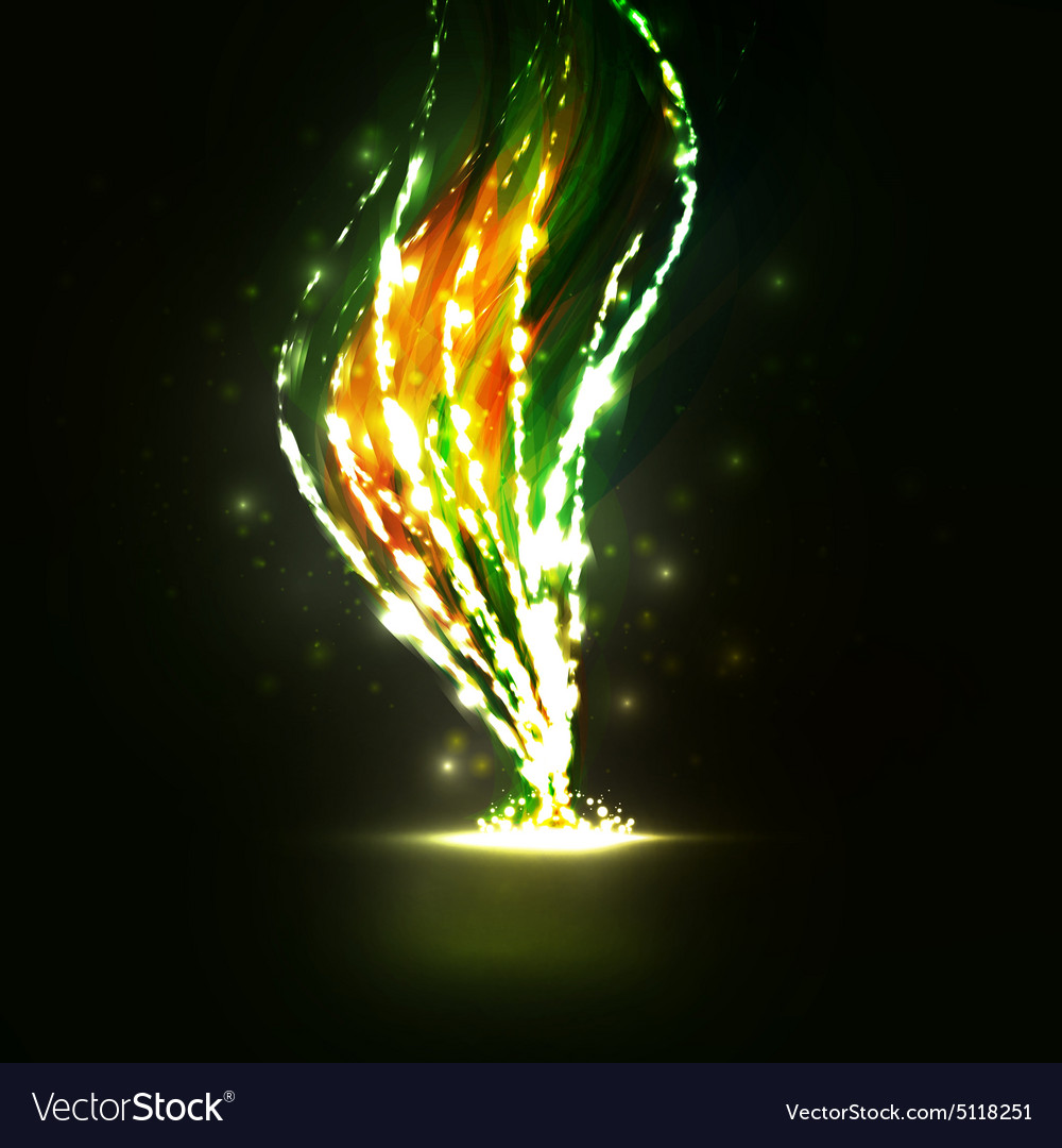Abstract creative dynamic element