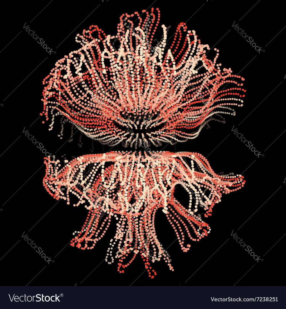 Abstract futuristic design connection structure