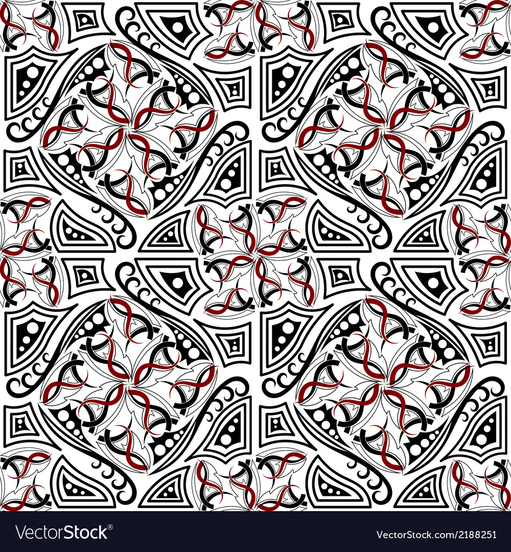 Abstract seamless texture with gothic elements