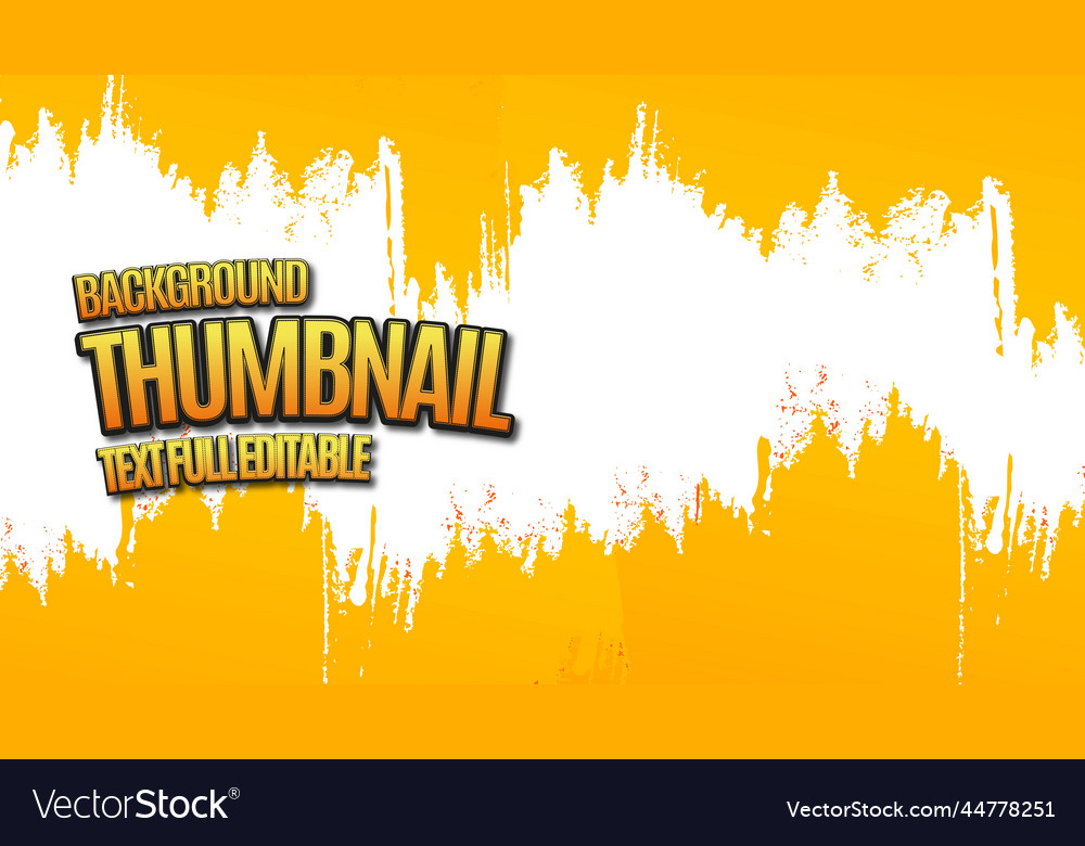 Background thumbnail design template with text Vector Image