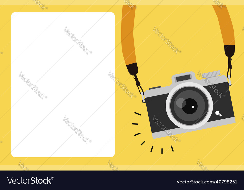 Camera with Copy Space Background