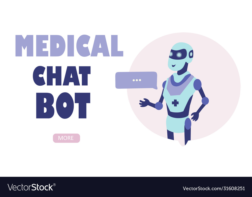 Chat bot robot cartoon web banner webpage vector image Chat bot robot cartoon web banner webpage