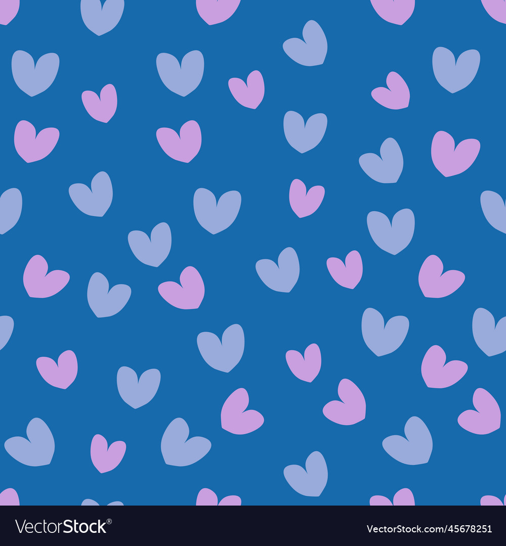 Heart seamless pattern trendy colorful valentines Vector Image Heart seamless pattern trendy colorful valentines