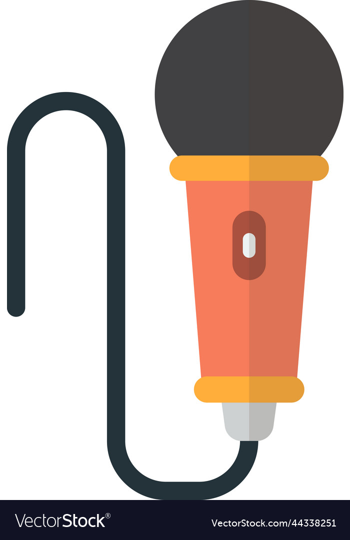 Microphone in minimal style