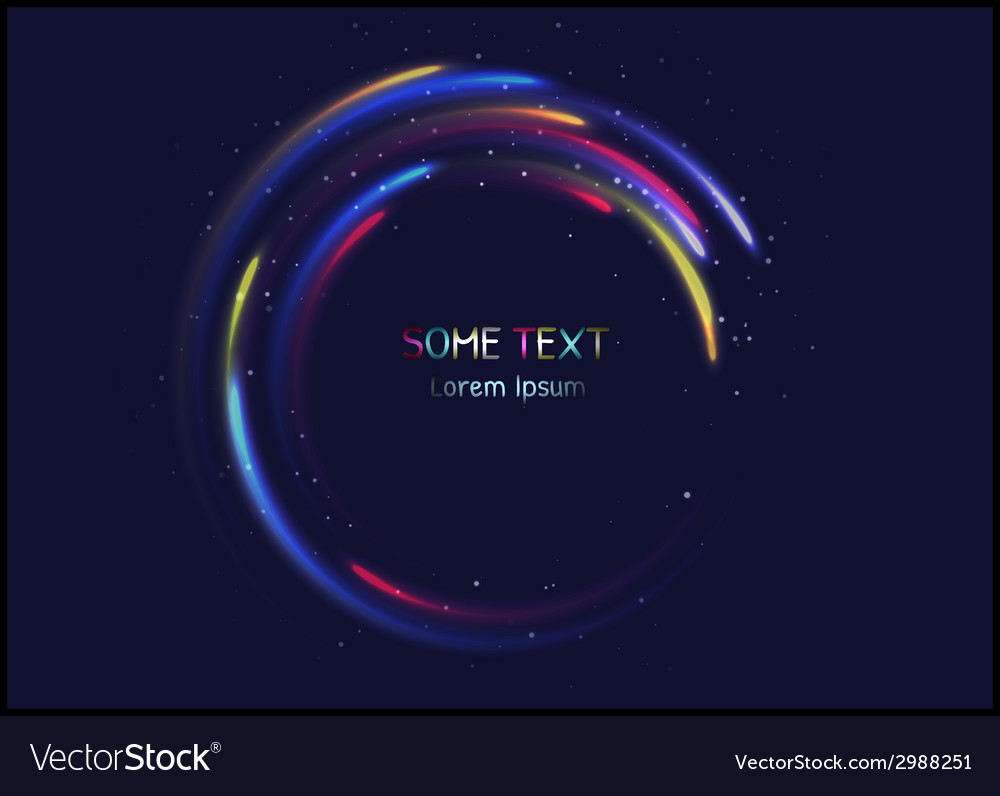 Rainbow abstract element