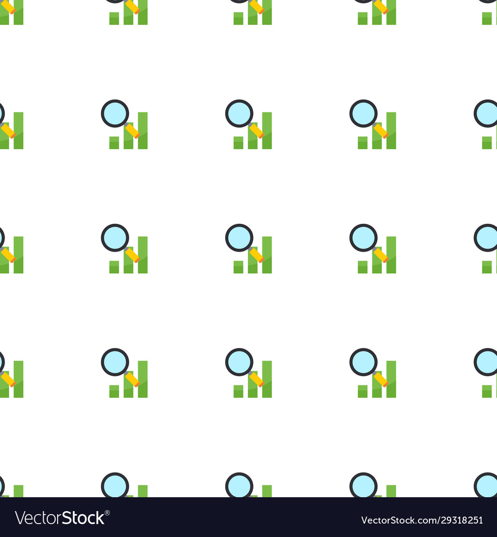 Semantic analysis icon pattern seamless isolated