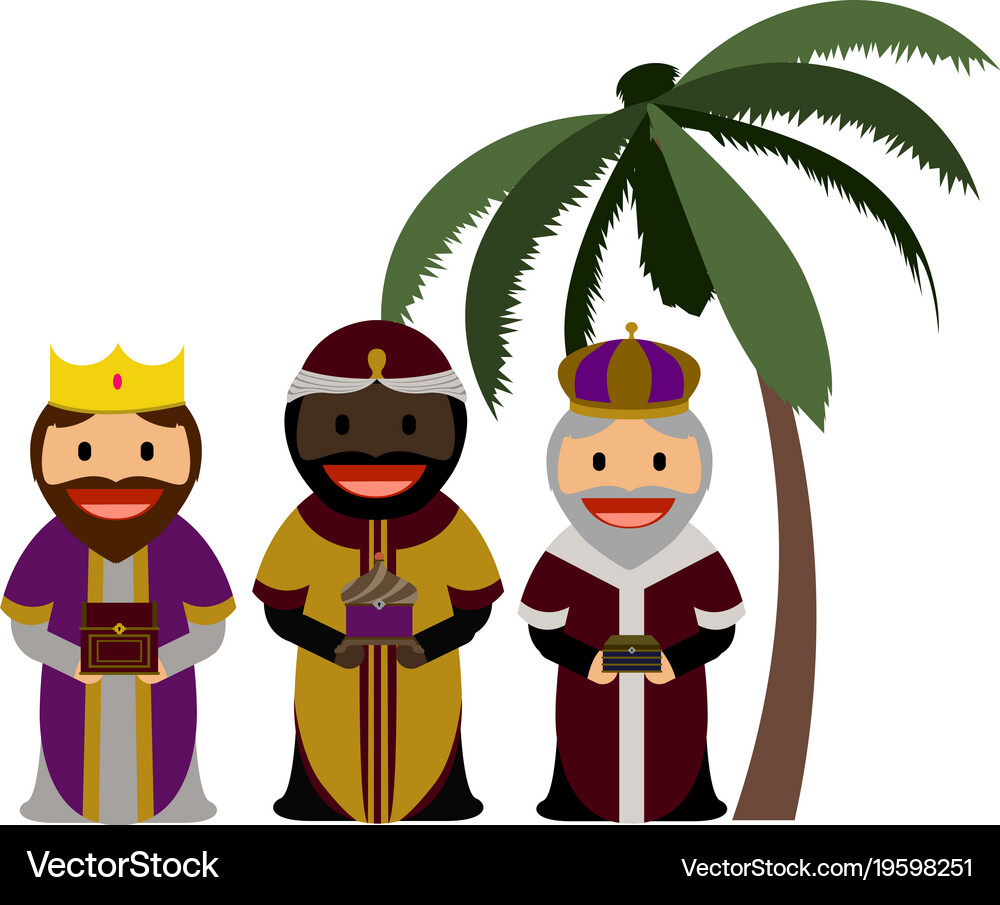 Three wise men Royalty Free Vector Image - VectorStock