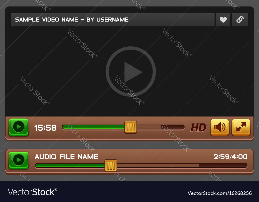 Audio and Video Player Interface