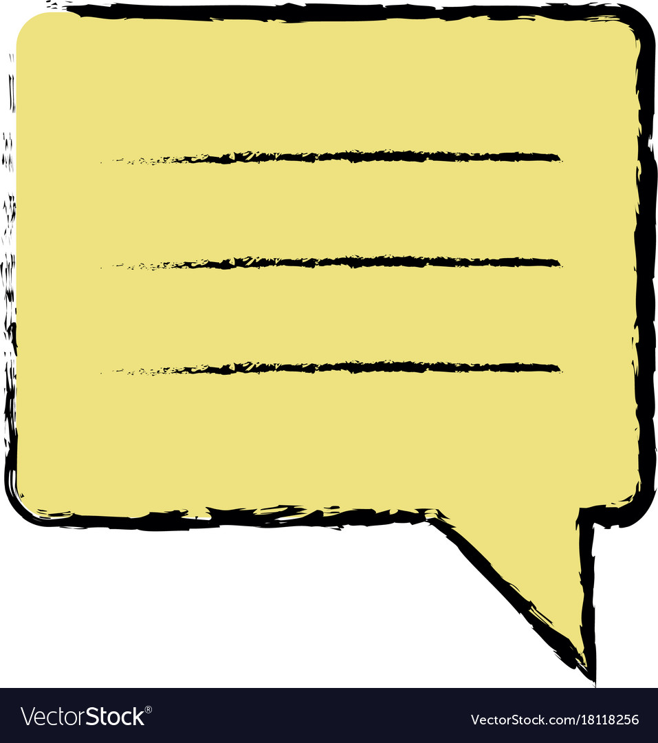 Color chat bubble notes text message