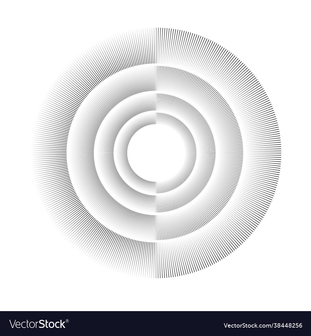Concentric circle elements element for graphic