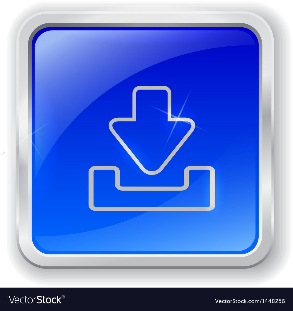 Download icon on blue button