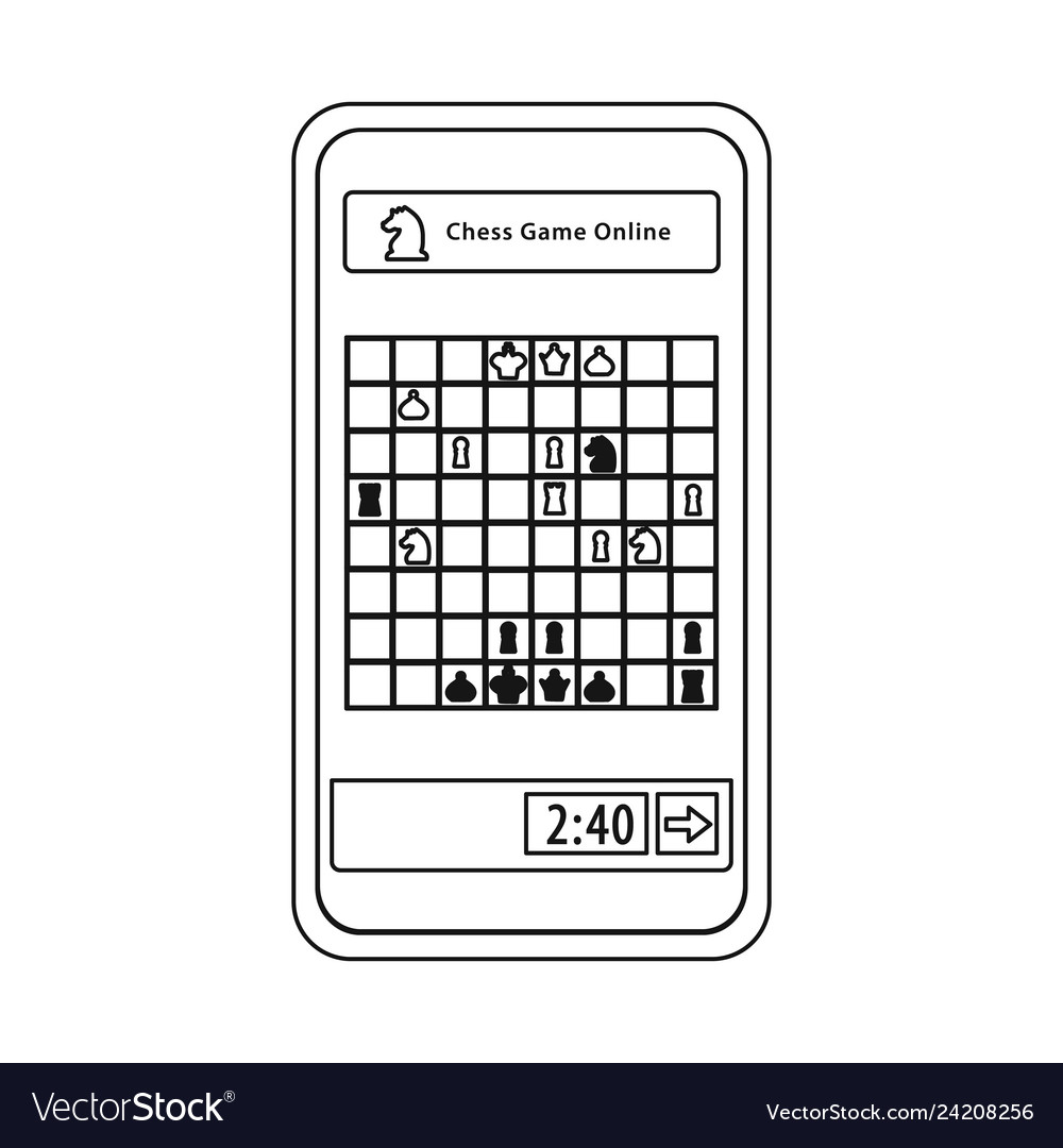 Isolated object of mobile and app logo set