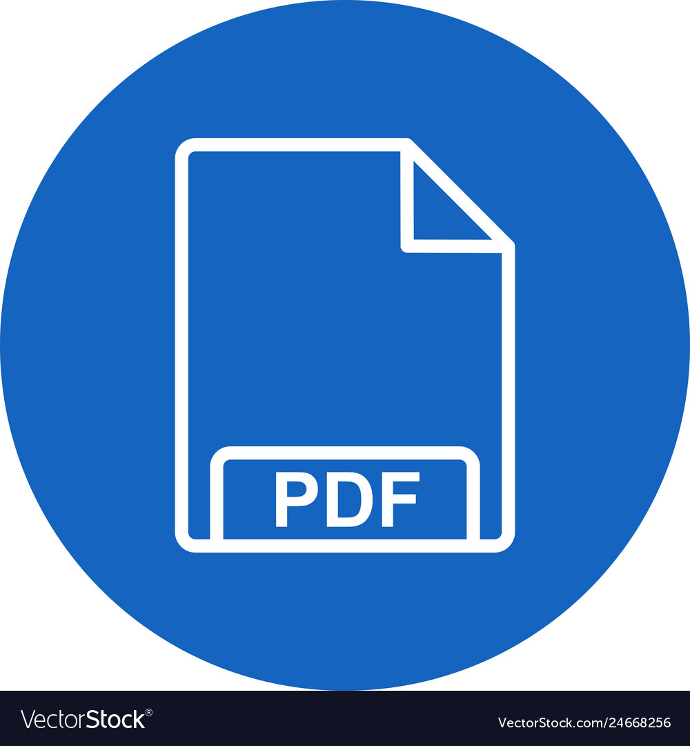 Pdf icon Royalty Free Vector Image - VectorStock