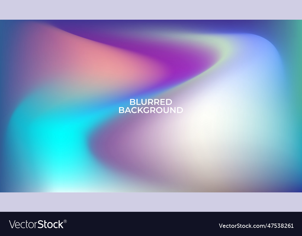 Abstract gradient colors flowing background design vector image Abstract gradient colors flowing background design