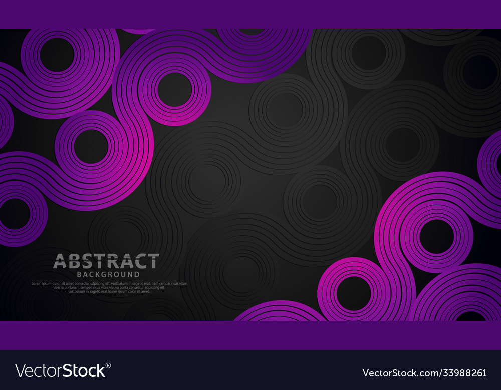Abstract wave lines and round shapes background vector image Abstract wave lines and round shapes background