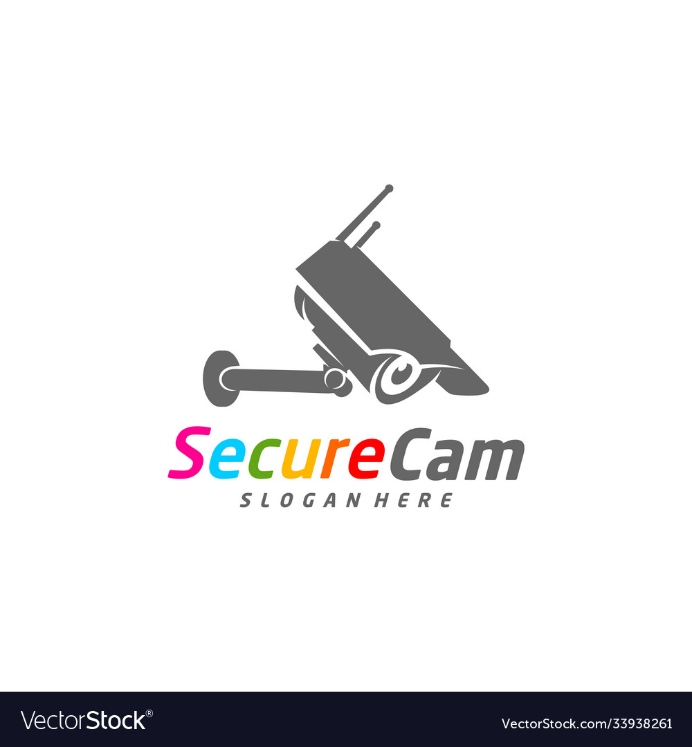 Cctv Kamera Logo Design Vorlage Konzept Symbol