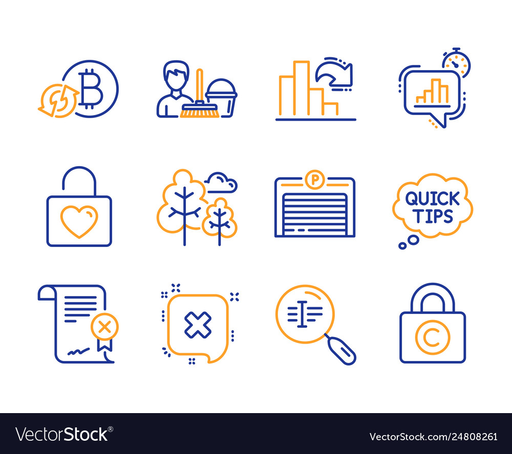 Cleaning service tree and decreasing graph icons