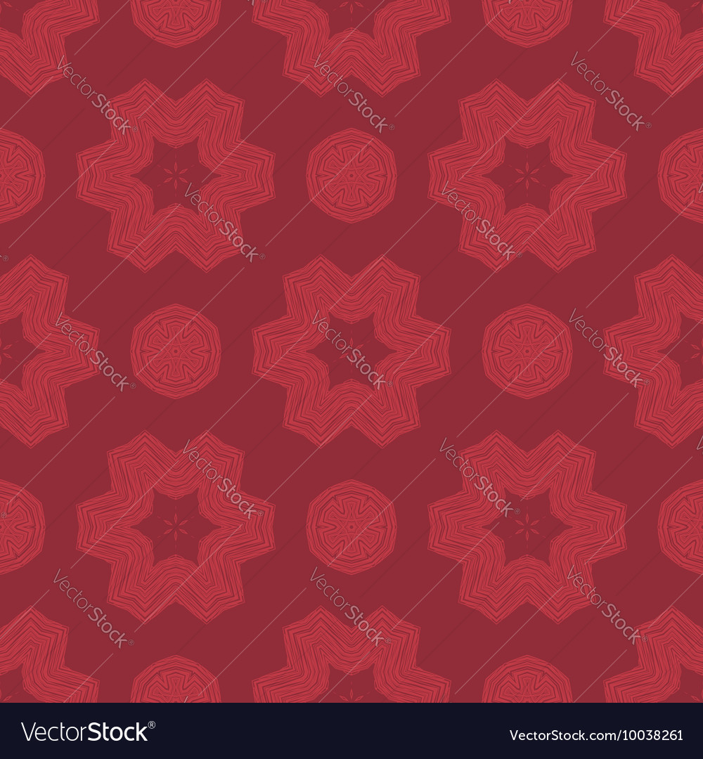 Creative ornamental seamless red pattern