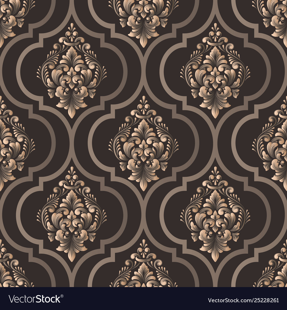 Damask Pattern Background