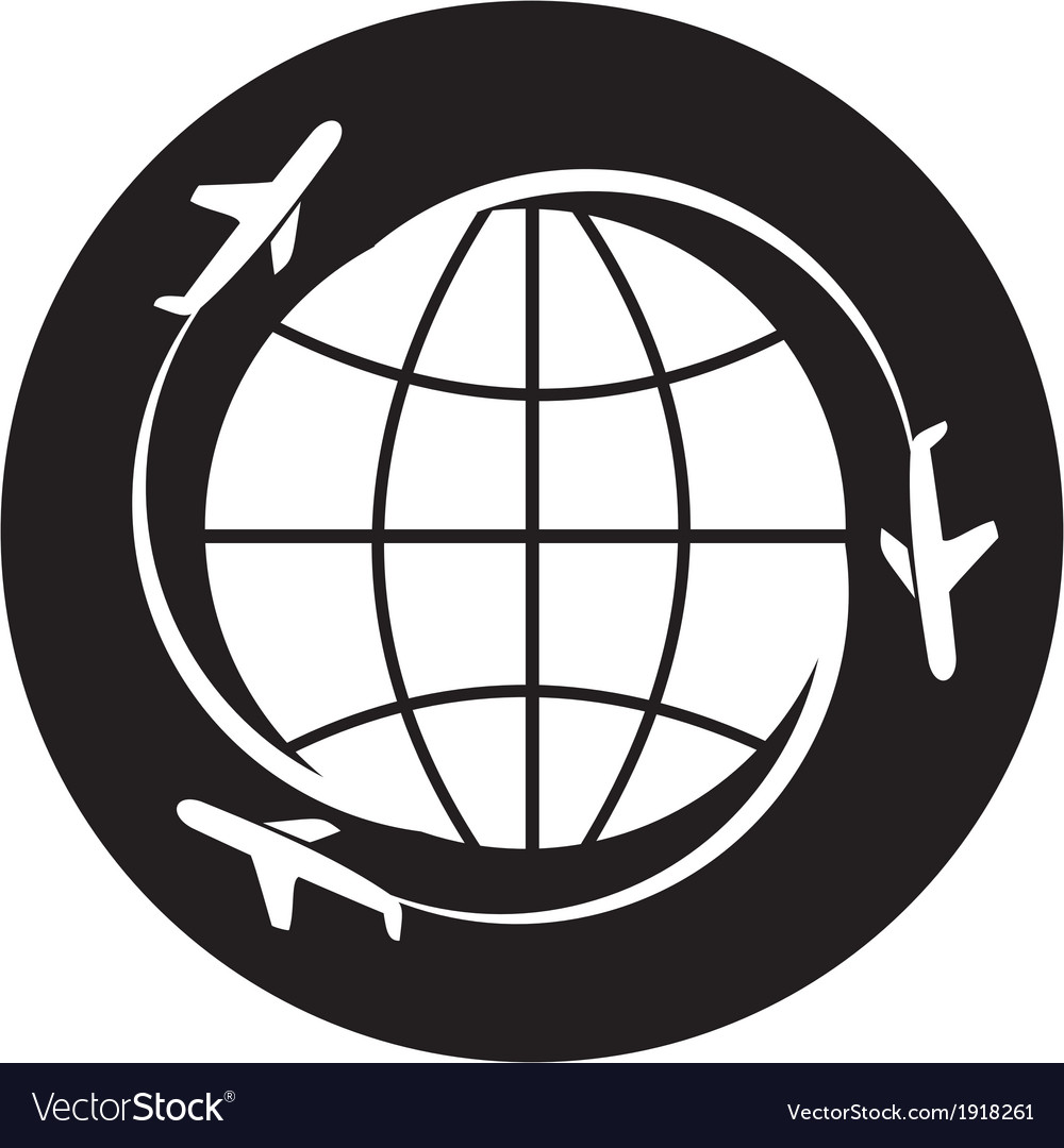 Download Globe icon Royalty Free Vector Image - VectorStock