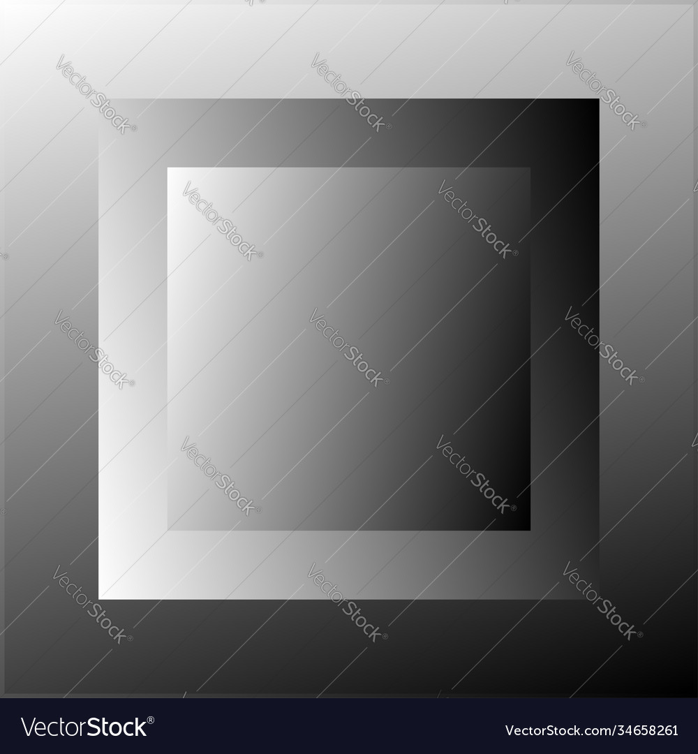 Overlapping squares blocks grayscale vector image Overlapping squares blocks grayscale