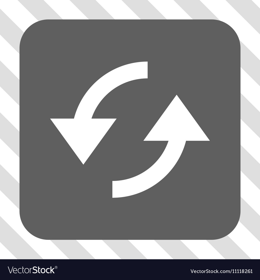 Refresh rounded square button