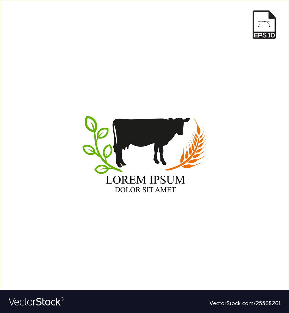 Simple concept logo design agriculture technology