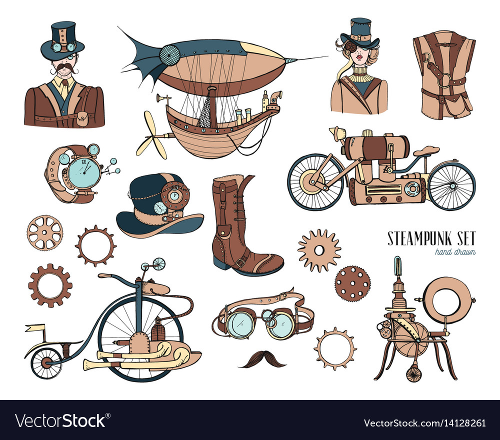 Steampunk Gears & Machinery Collection