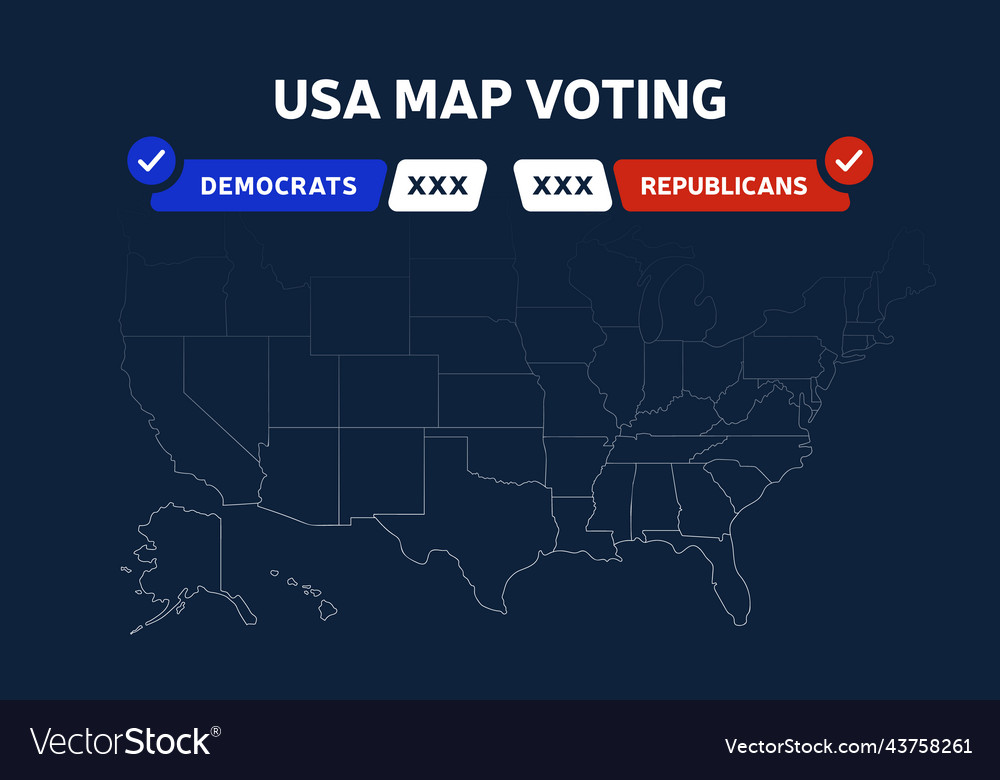 Usa presidential election results map