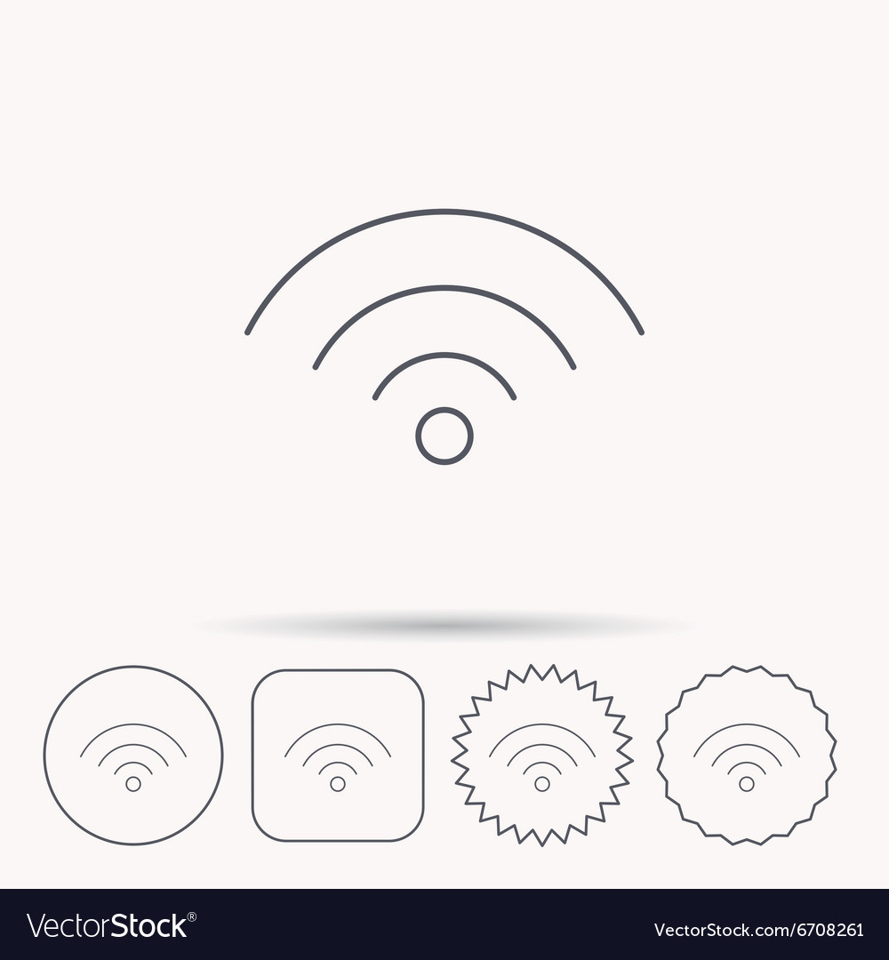 Wifi-Symbol Wifi-Netzwerk Zeichen