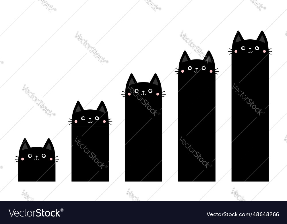 Cat column diagram growing charts bar chart graph