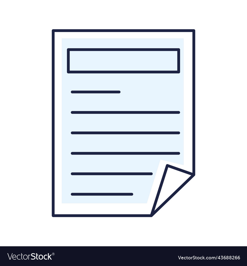 Document file paper format