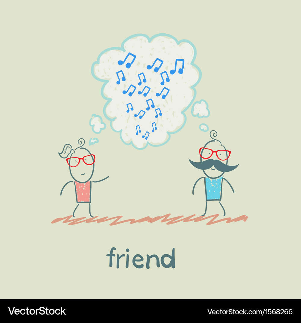 Friend Royalty Free Vector Image - VectorStock