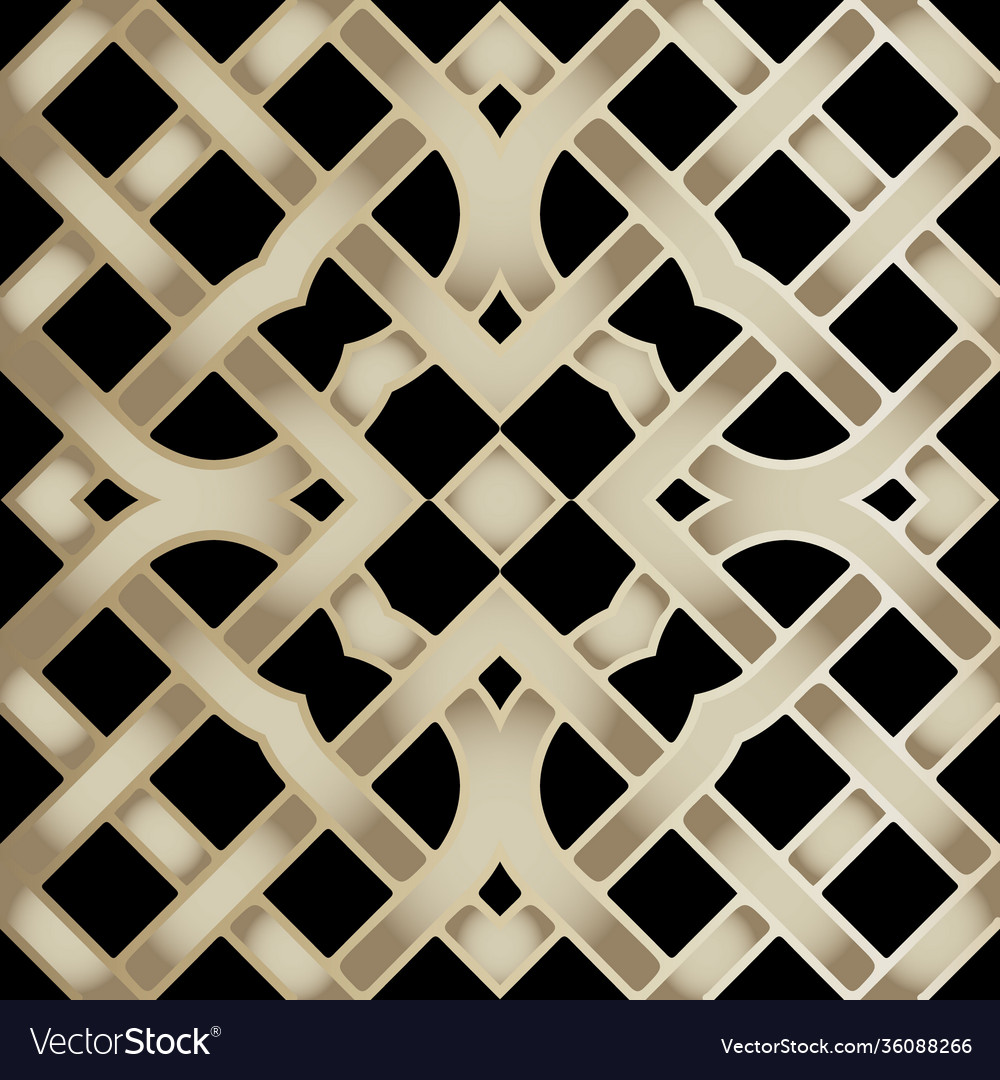 Grid seamless pattern celtic style background Vector Image Grid seamless pattern celtic style background