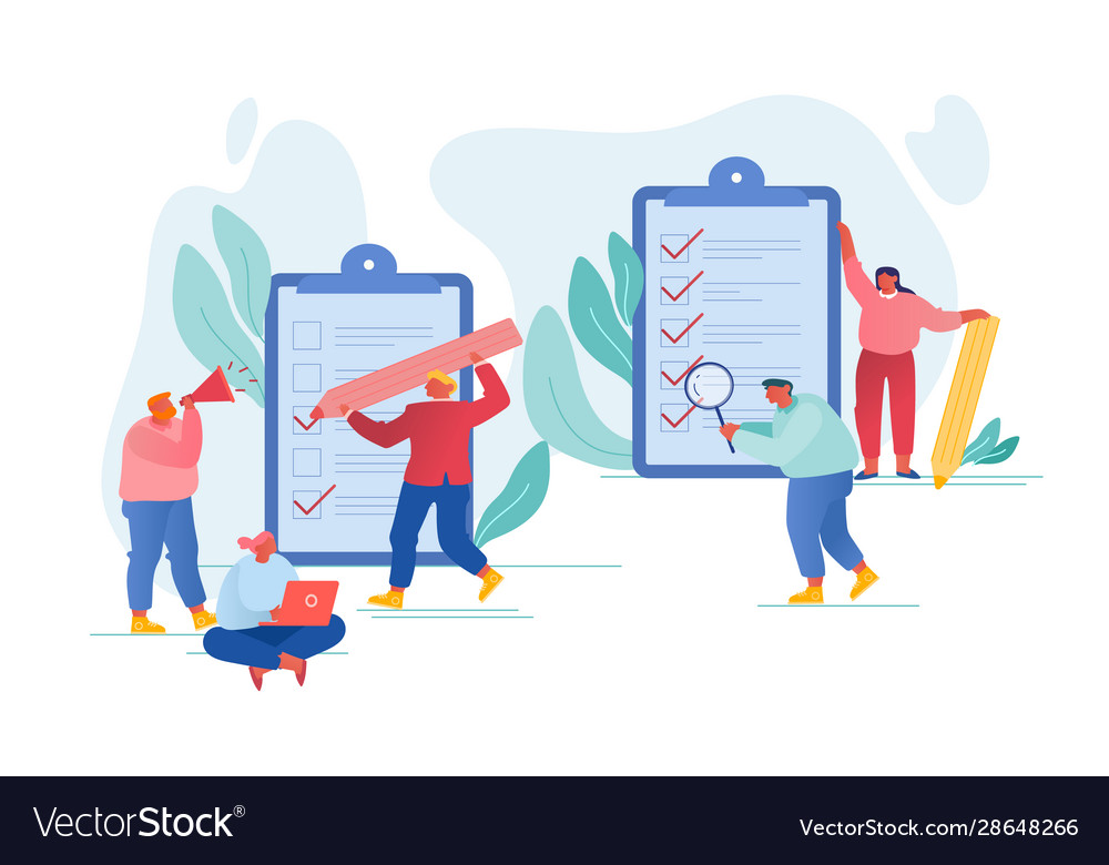 Scheduling planning inspiration and creative Vector Image