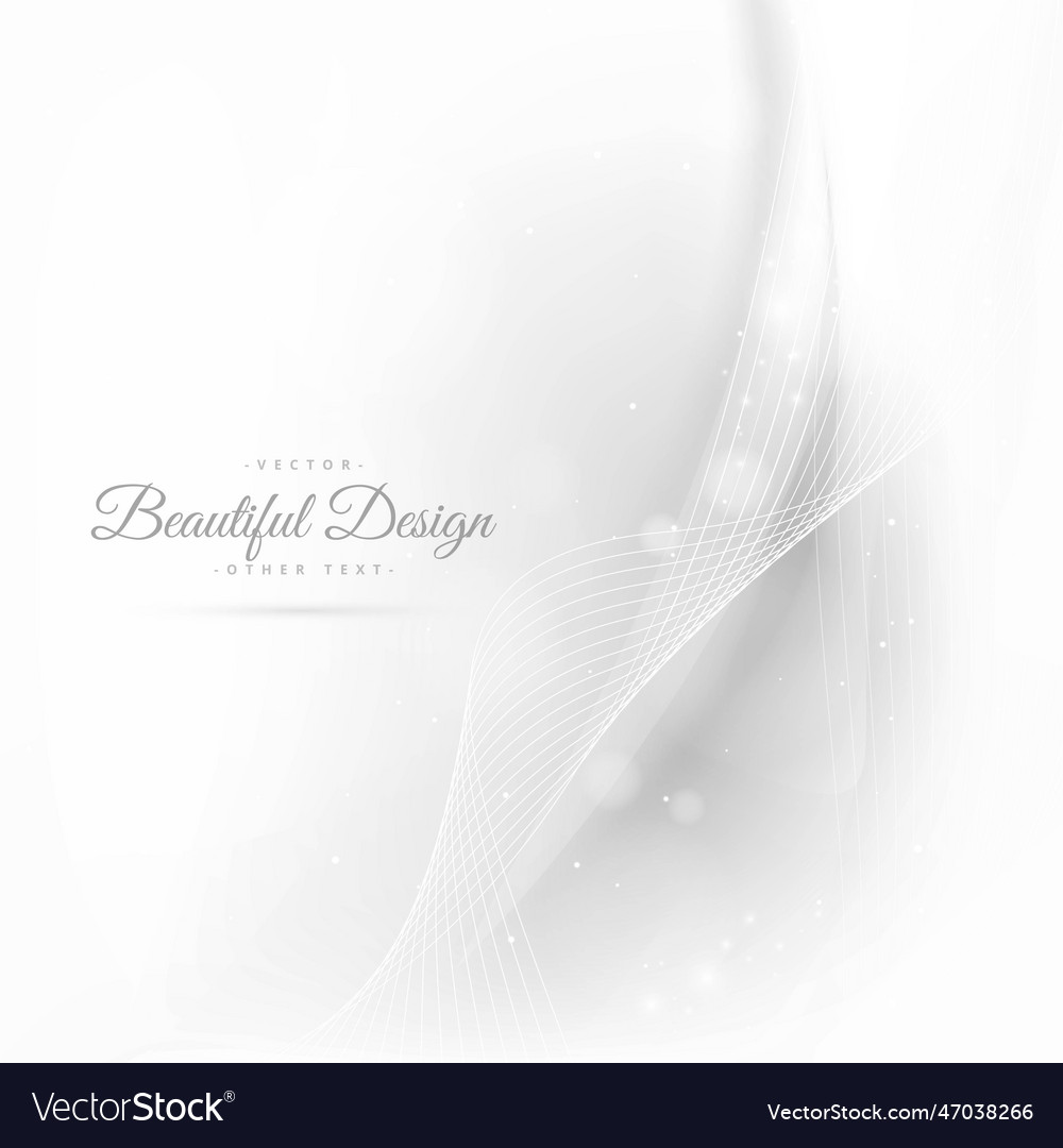 Wave background with flowing lines