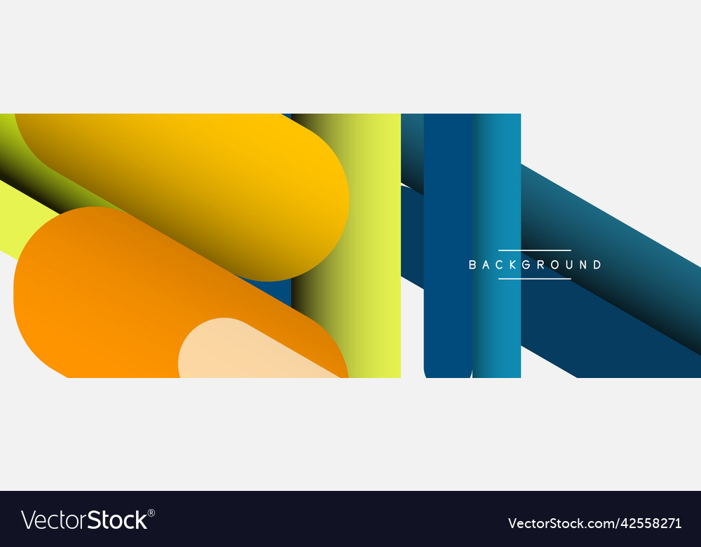Abstract background round shapes lines Vector Image Abstract background round shapes lines