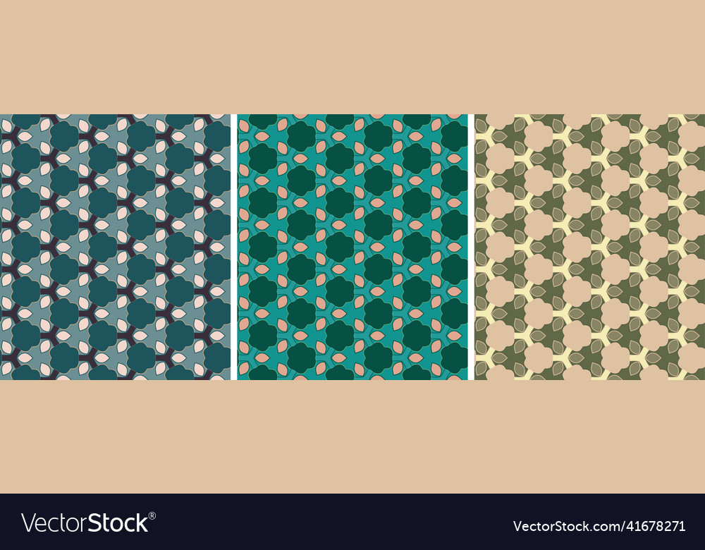 Abstract geometric pattern - trees