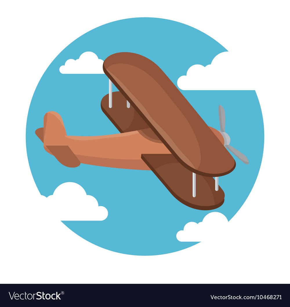 Airplane fly icon