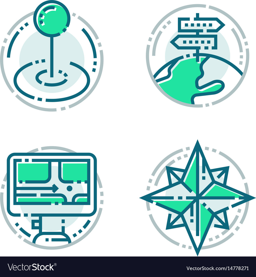 Navigation direction maps sign traffic and more