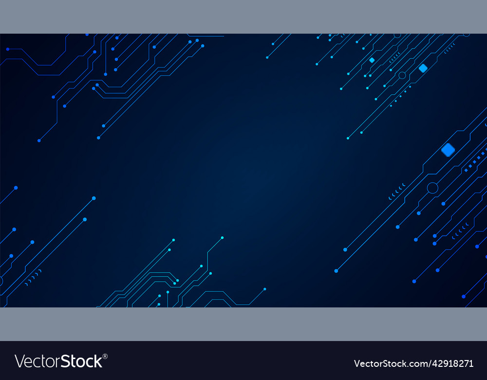 Technology background with hi-tech digital data vector image Technology background with hi-tech digital data