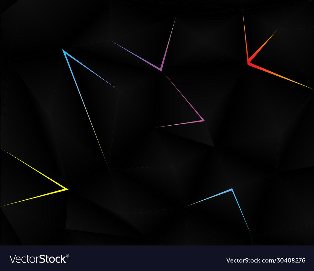 Abstract triangle background has a slightly