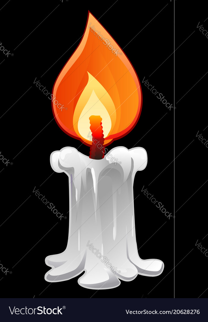 Candle Royalty Free Vector Image - VectorStock