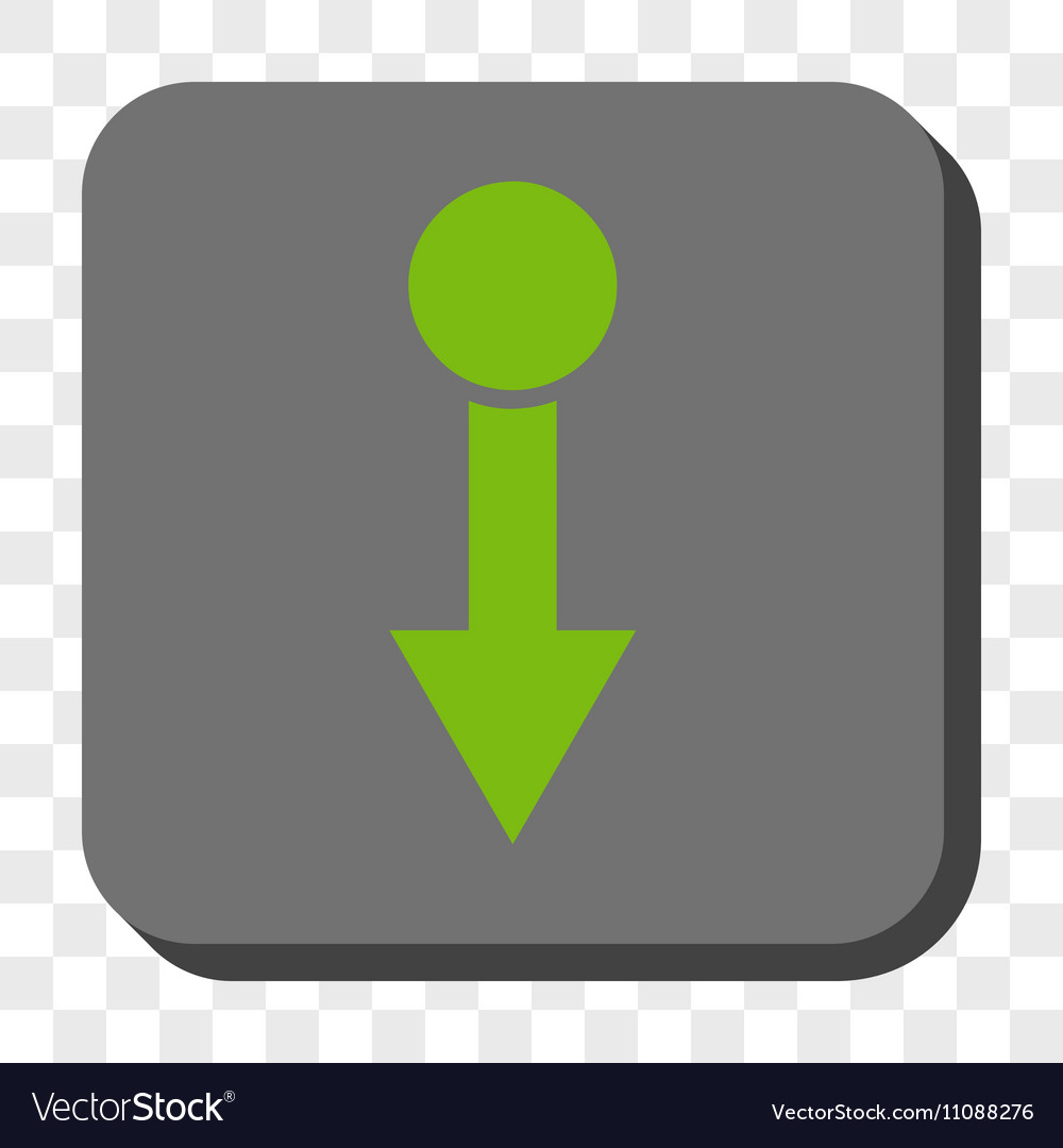 Pull down rounded square button