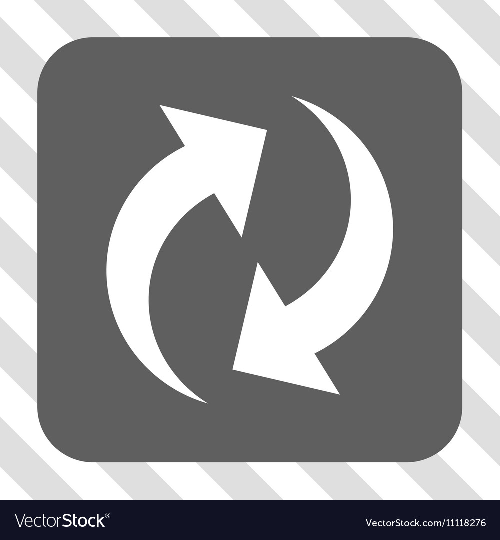 Refresh rounded square button