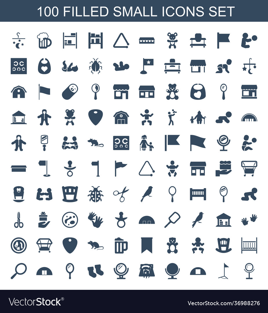 Small icons Royalty Free Vector Image - VectorStock