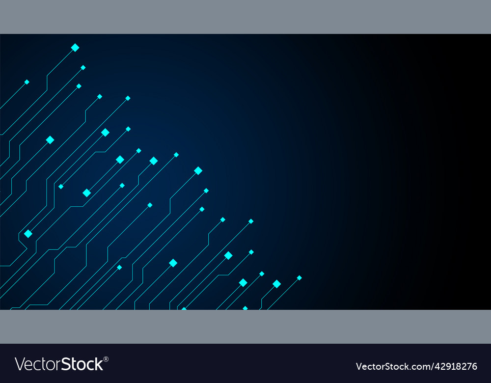 Technology background with hi-tech digital data vector image Technology background with hi-tech digital data